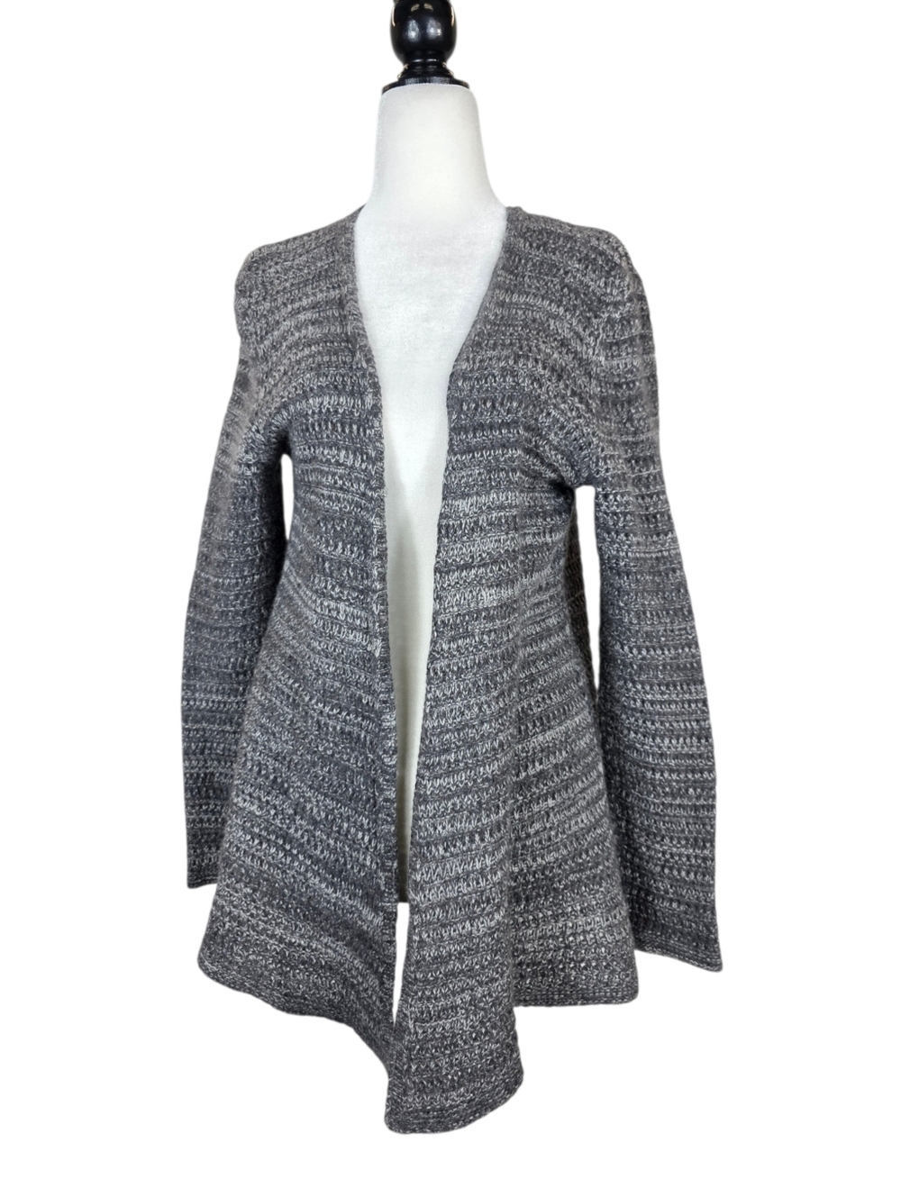 Lord & Taylor knit Cashmere and wool Open-Front Knit Cardigan